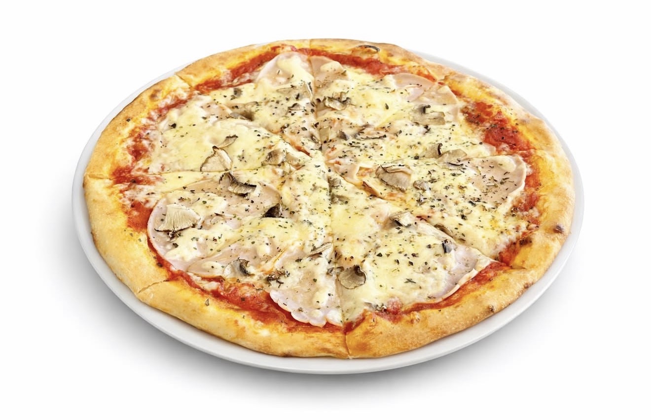 Pizza sa šunkom i pečurkama