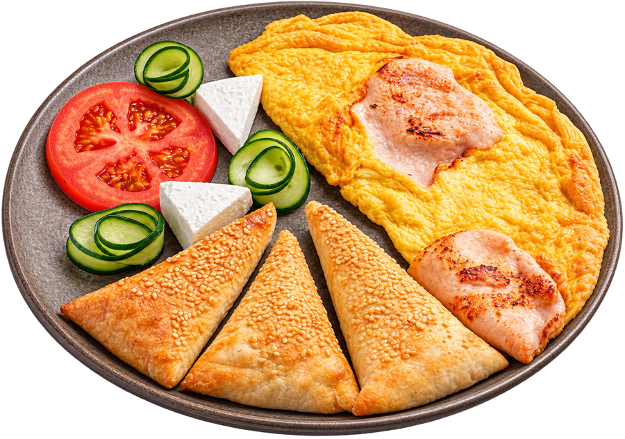 Omlet sa pilećim prsima